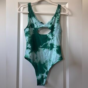 Frankie’s Bikinis Tie Dye One Piece Swimsuit